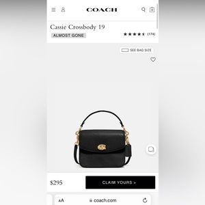 NEW✨Coach ✨Classie Crossbody 16